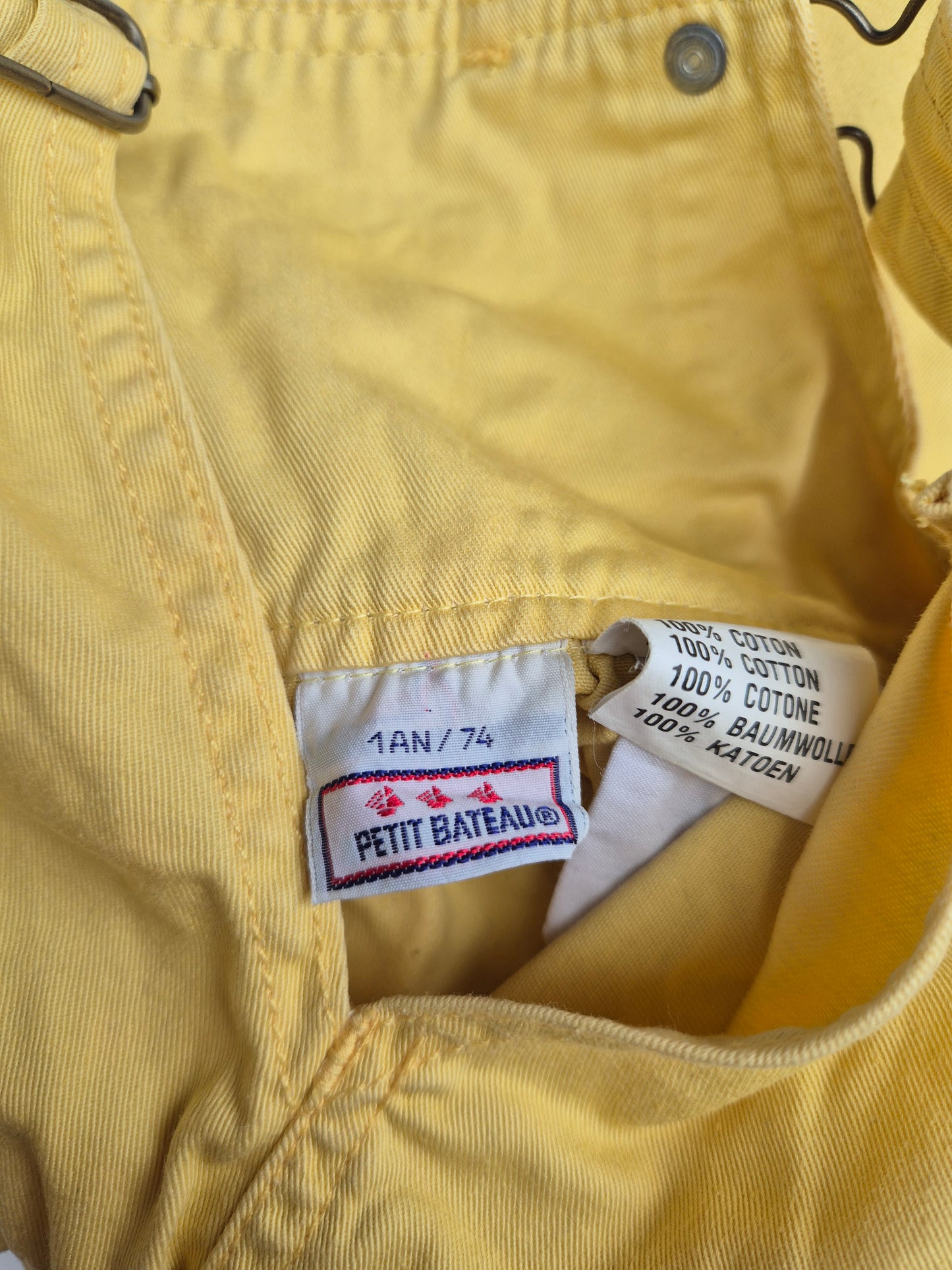 Petit Bateau tuinbroek - maat 74 | 6 - 9 maanden