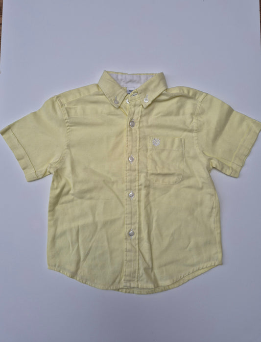 Overhemd korte mouw - maat 86 | 12 - 18 maanden