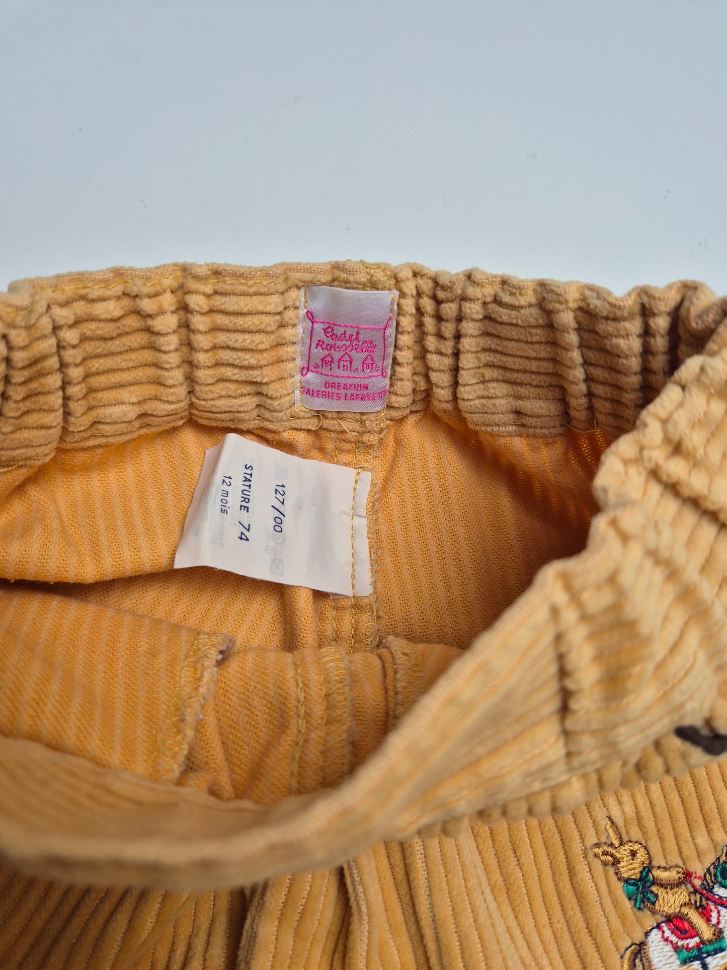 Cadet Rousselle corduroy broek - maat 74 | 6 - 12 maanden