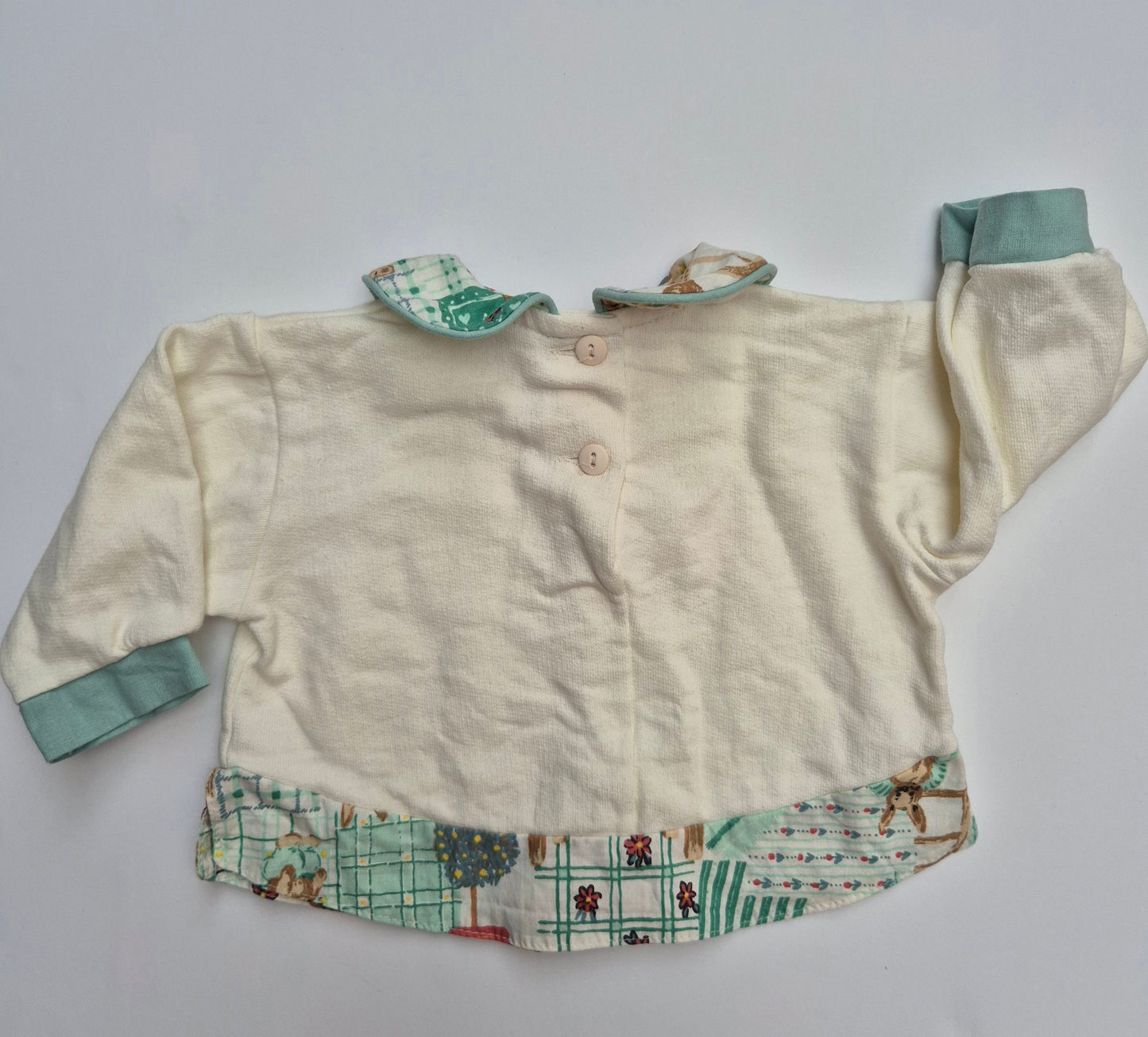 Polo trui berenprint details – maat 68 | 3 - 6 maanden