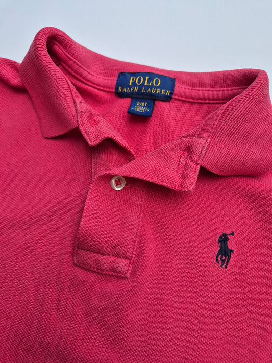 Ralph Lauren roze polo - maat 98 | 2 - 3 jaar