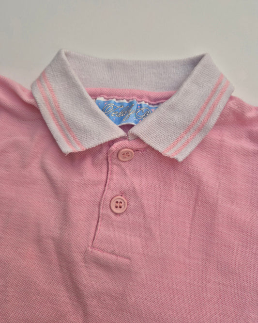 Roze polo - maat 74 | 6- 9 maanden