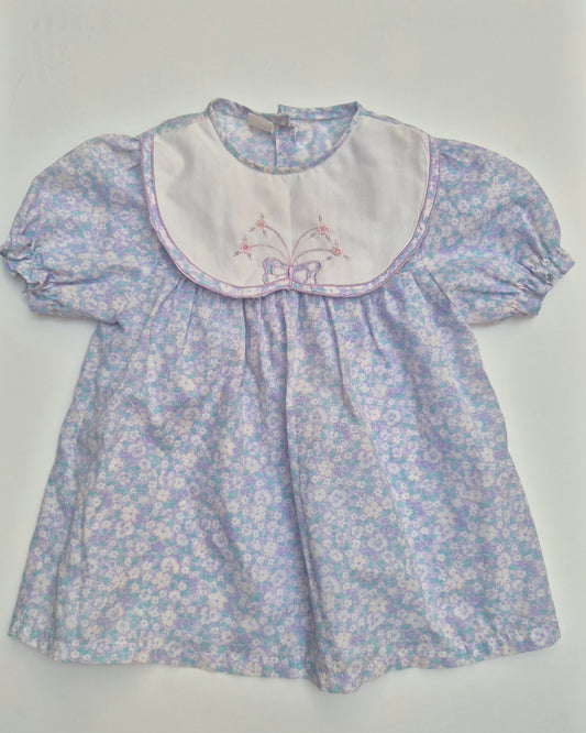 Lila bloemenjurkje – maat 92 | 18 - 24 maanden