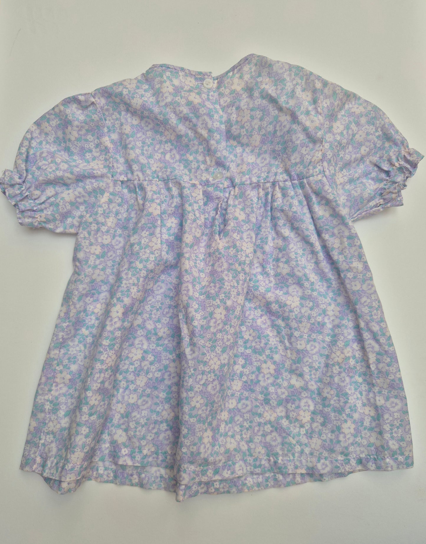 Lila bloemenjurkje – maat 92 | 18 - 24 maanden