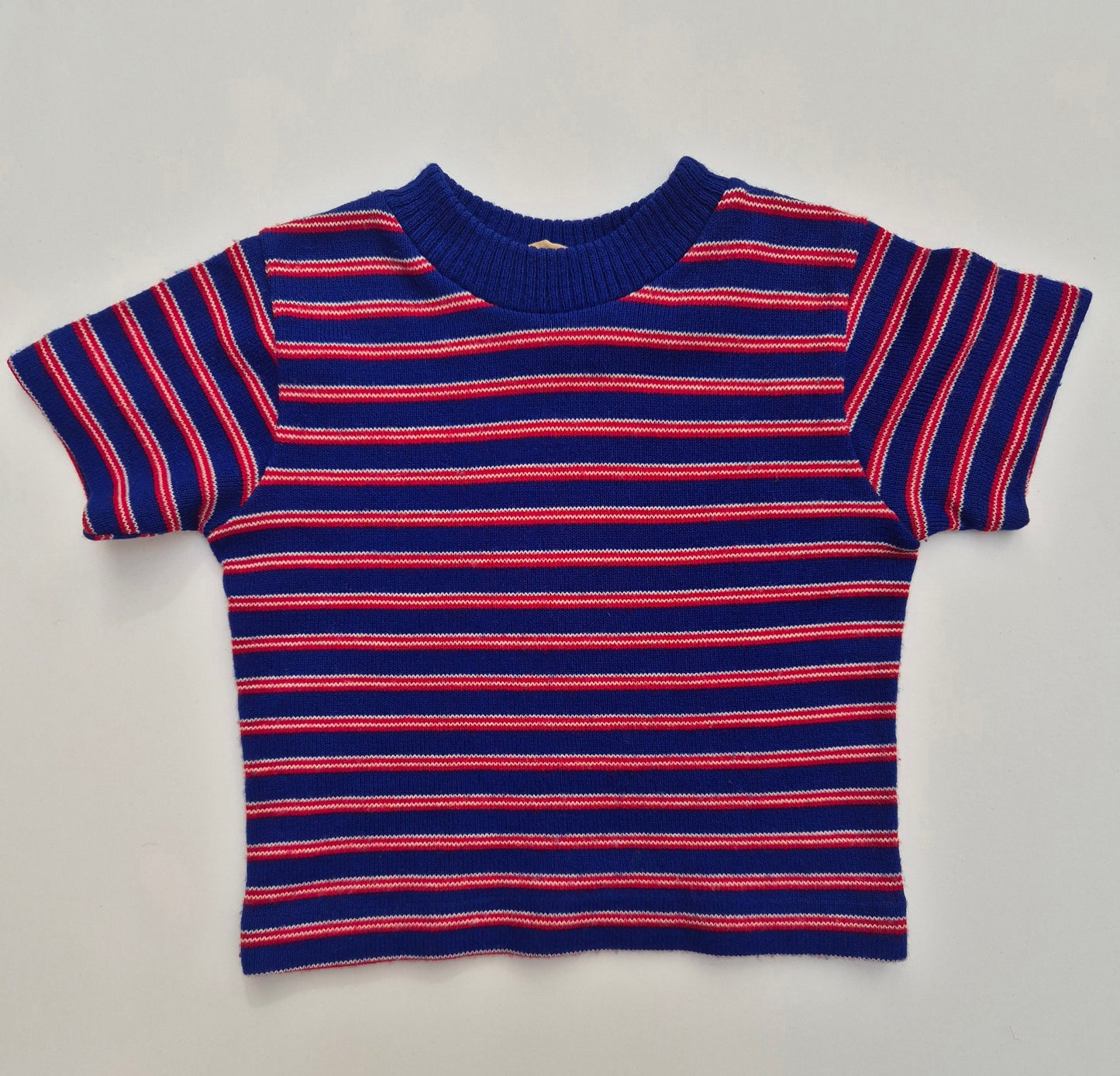 Gestreept t-shirt gebreide stof – maat 80 | 9 - 12 maanden