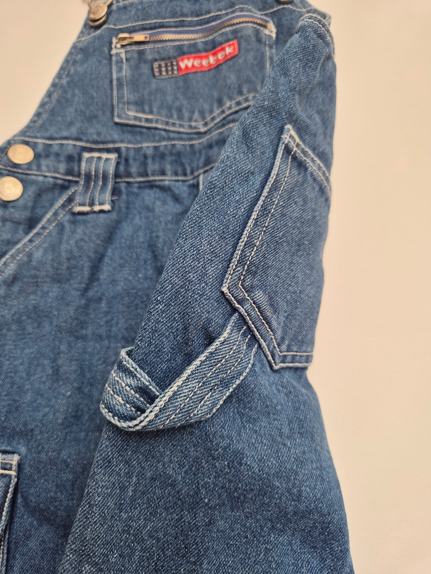 Weebok denim tuinbroek – maat 92 | 18 - 24 maanden