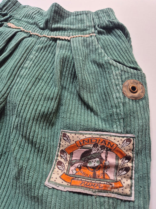 Baby Club ribbroek met patch – maat 80 | 9 - 12 maanden