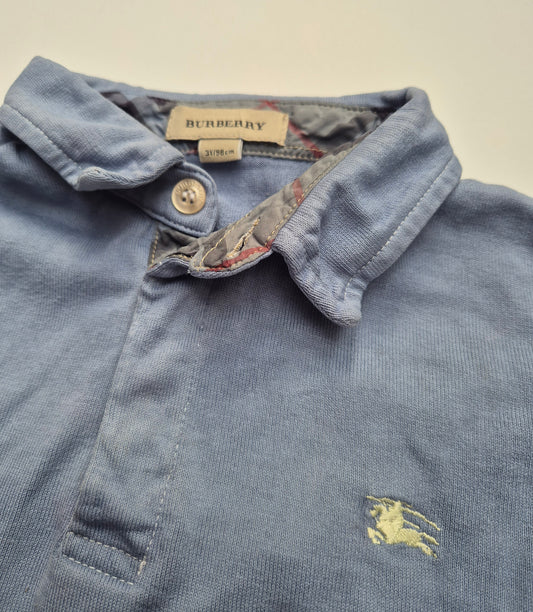 Burberry longsleeve polo – maat 98 | 2 - 3 jaar