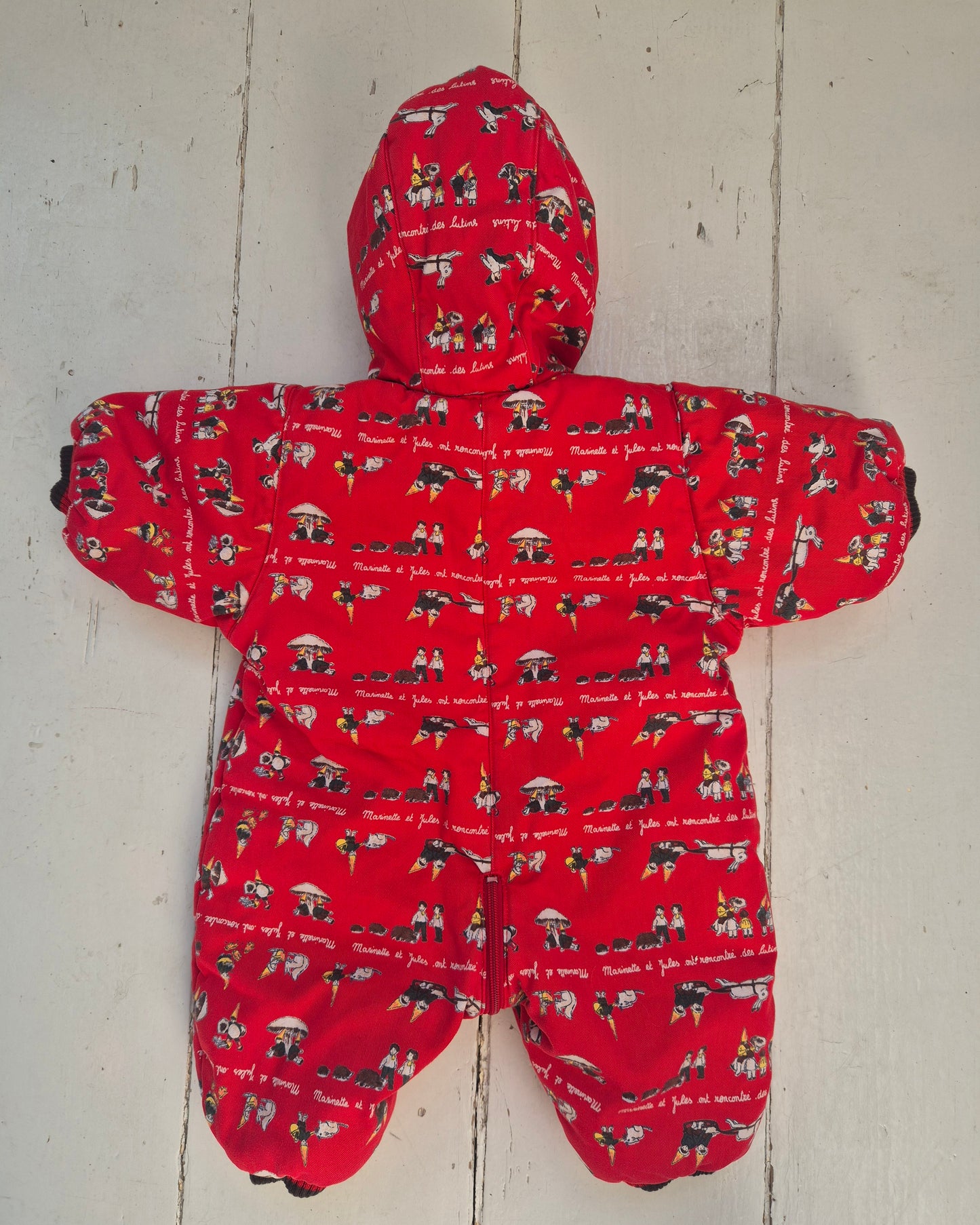 Petit Bateau gevoerd winter/skipak – maat 74 | 6 - 9 maanden