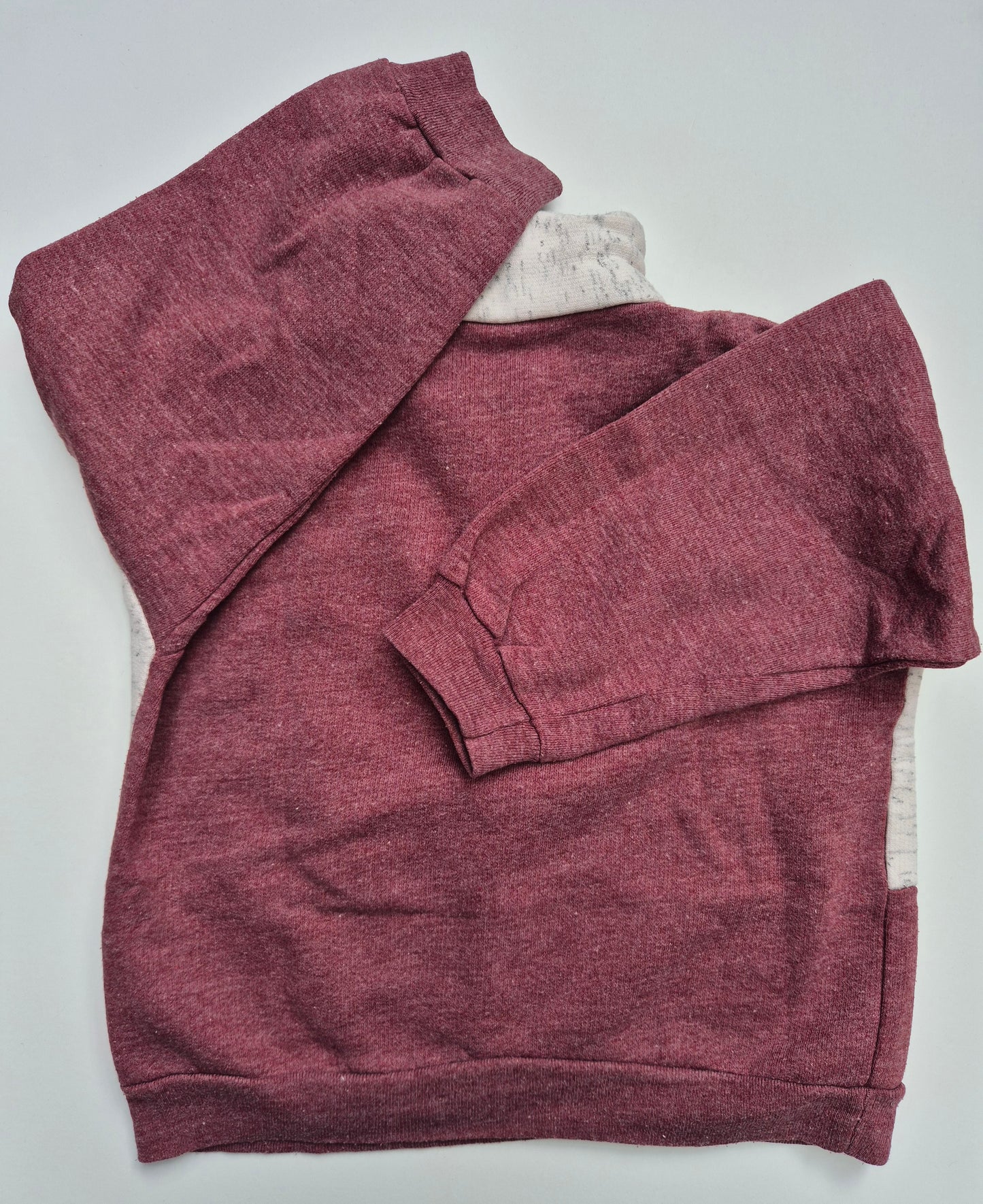 Bordeaux halfzip trui – maat 104 | 3 - 4 jaar