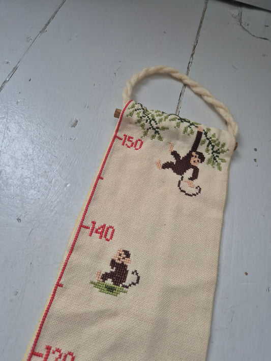 Groei meetlat stof met dieren