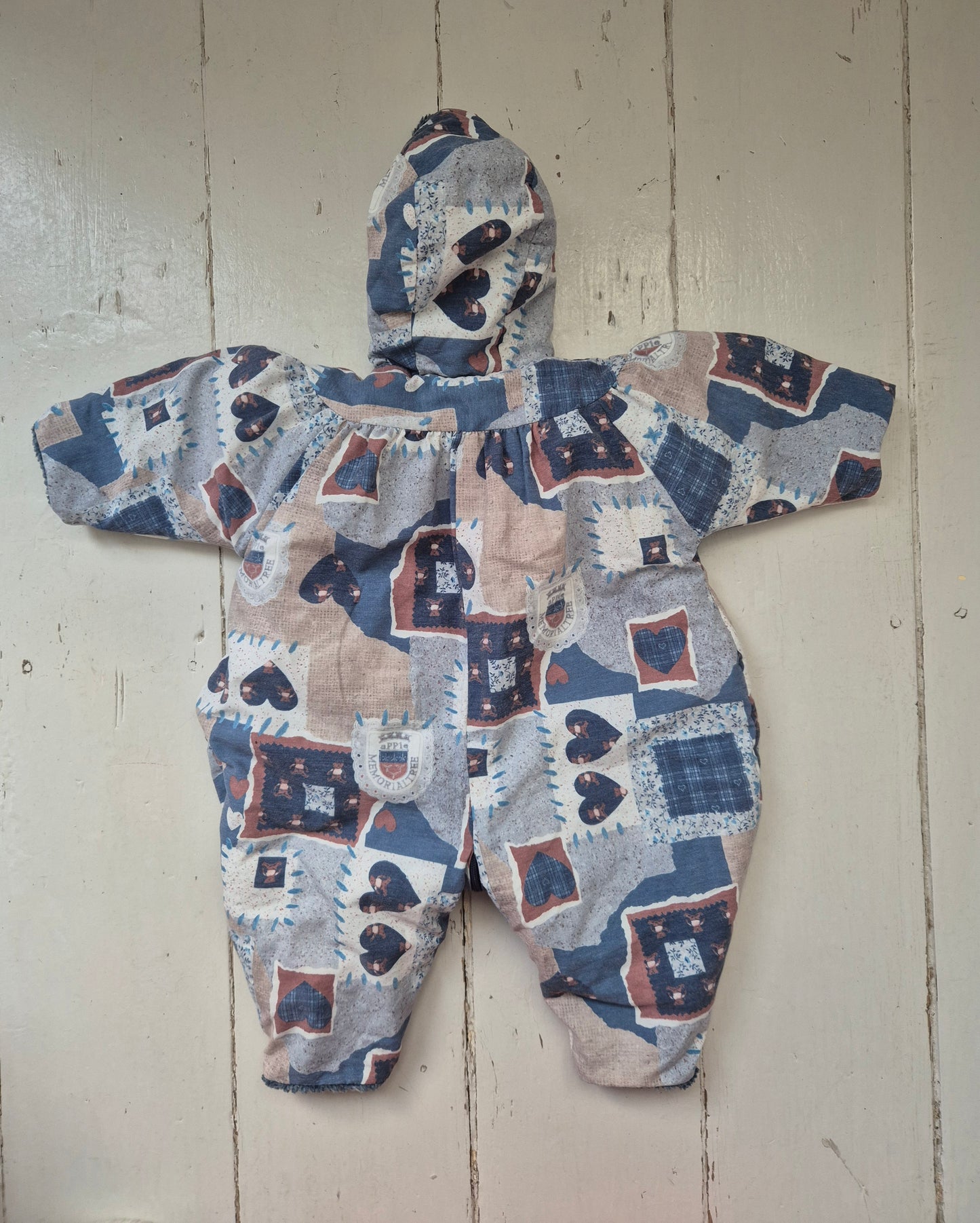 Patchwork winter/skipak – maat 68 | 3 - 6 maanden