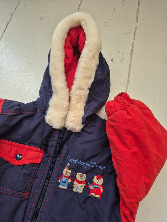 Natalys winter/skipak met beertjes – maat 86 | 12 - 18 maanden