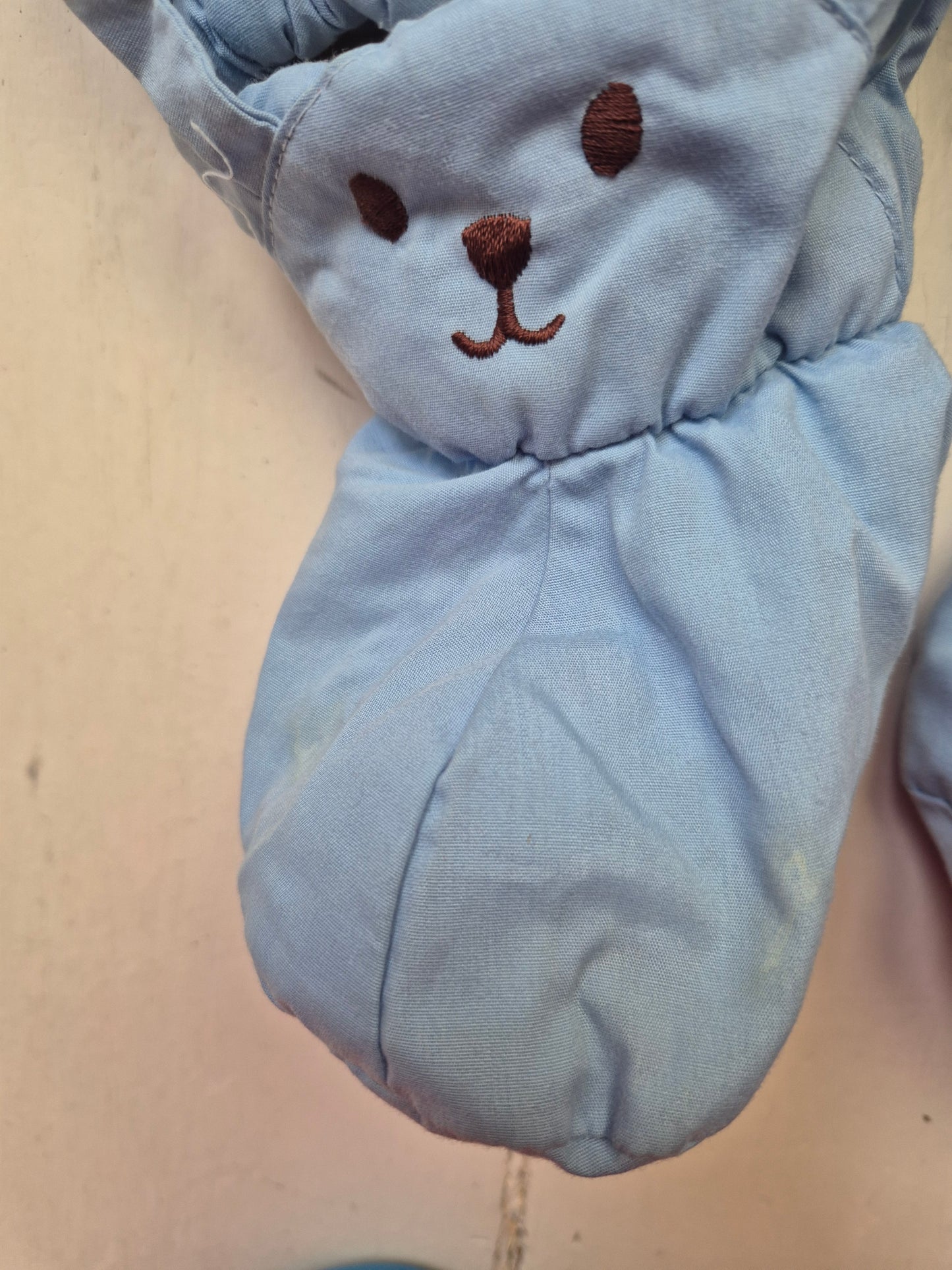 Blauw skipak met beertjes – maat 68 | 3 - 6 maanden