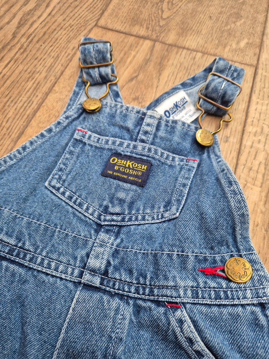 OshKosh denim tuinbroek – maat 74 | 6 - 9 maanden