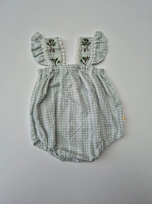 Angou geruit pakje - maat 62 | 2 - 3 maanden