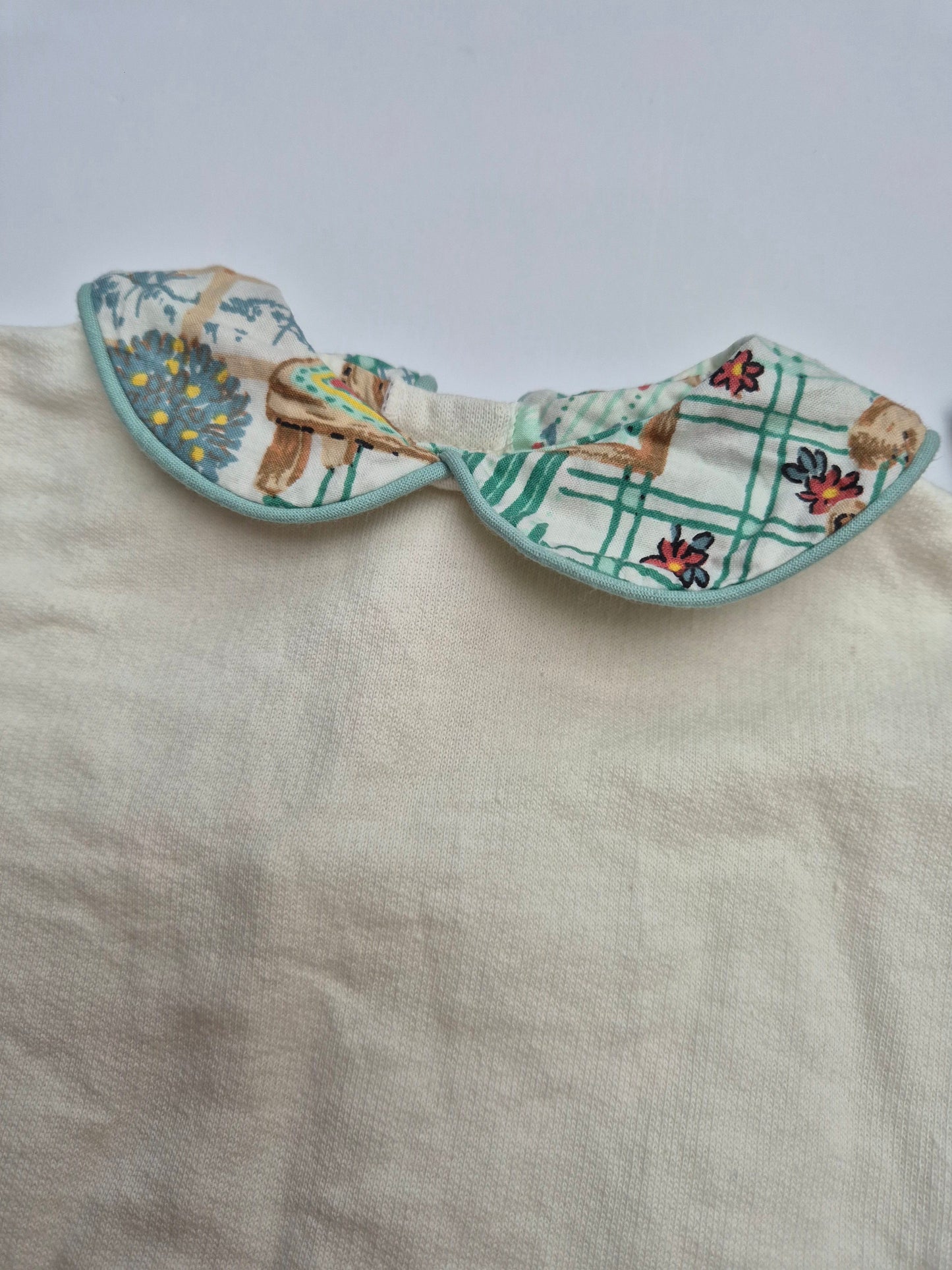 Polo trui berenprint details – maat 68 | 3 - 6 maanden