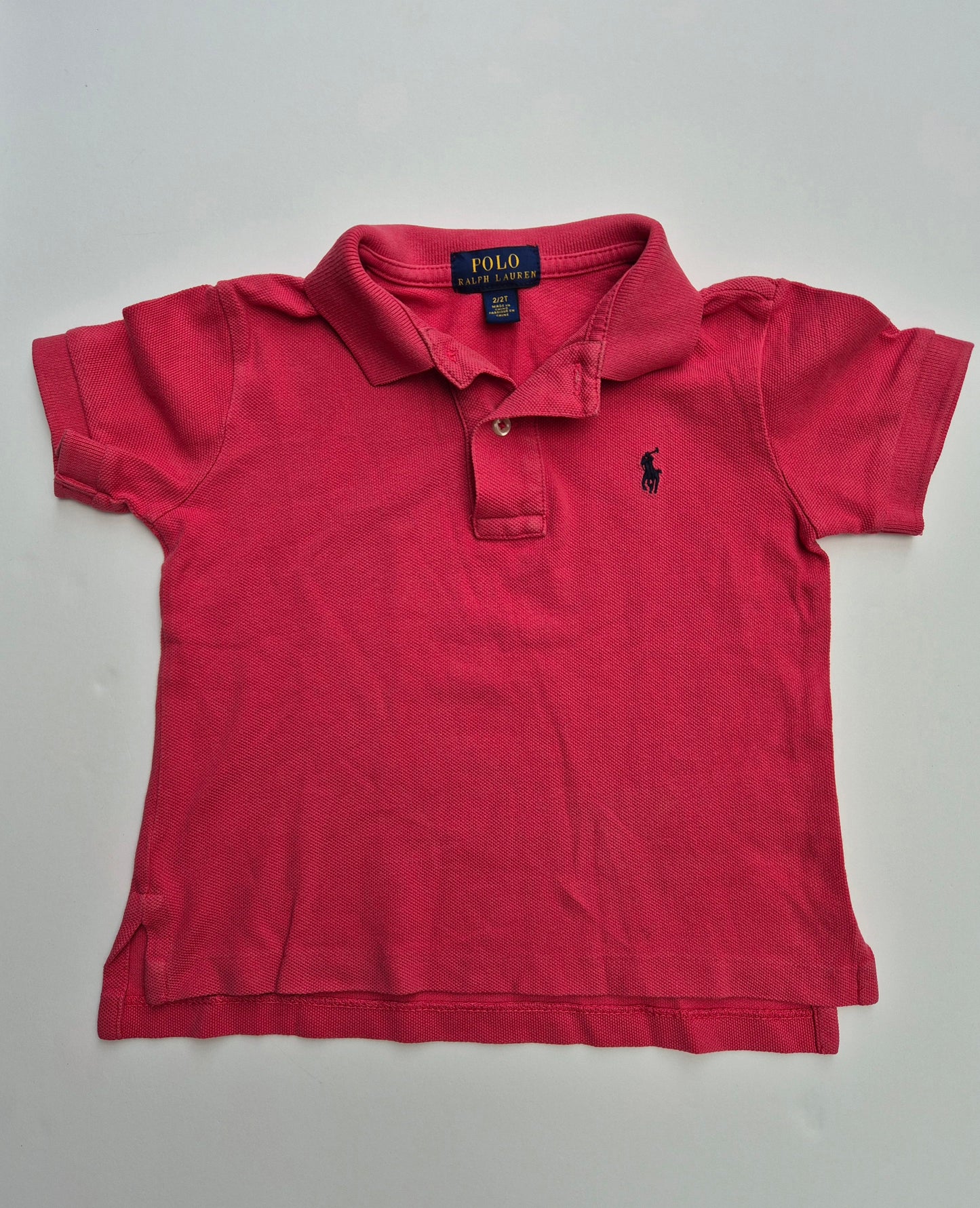 Ralph Lauren roze polo - maat 98 | 2 - 3 jaar