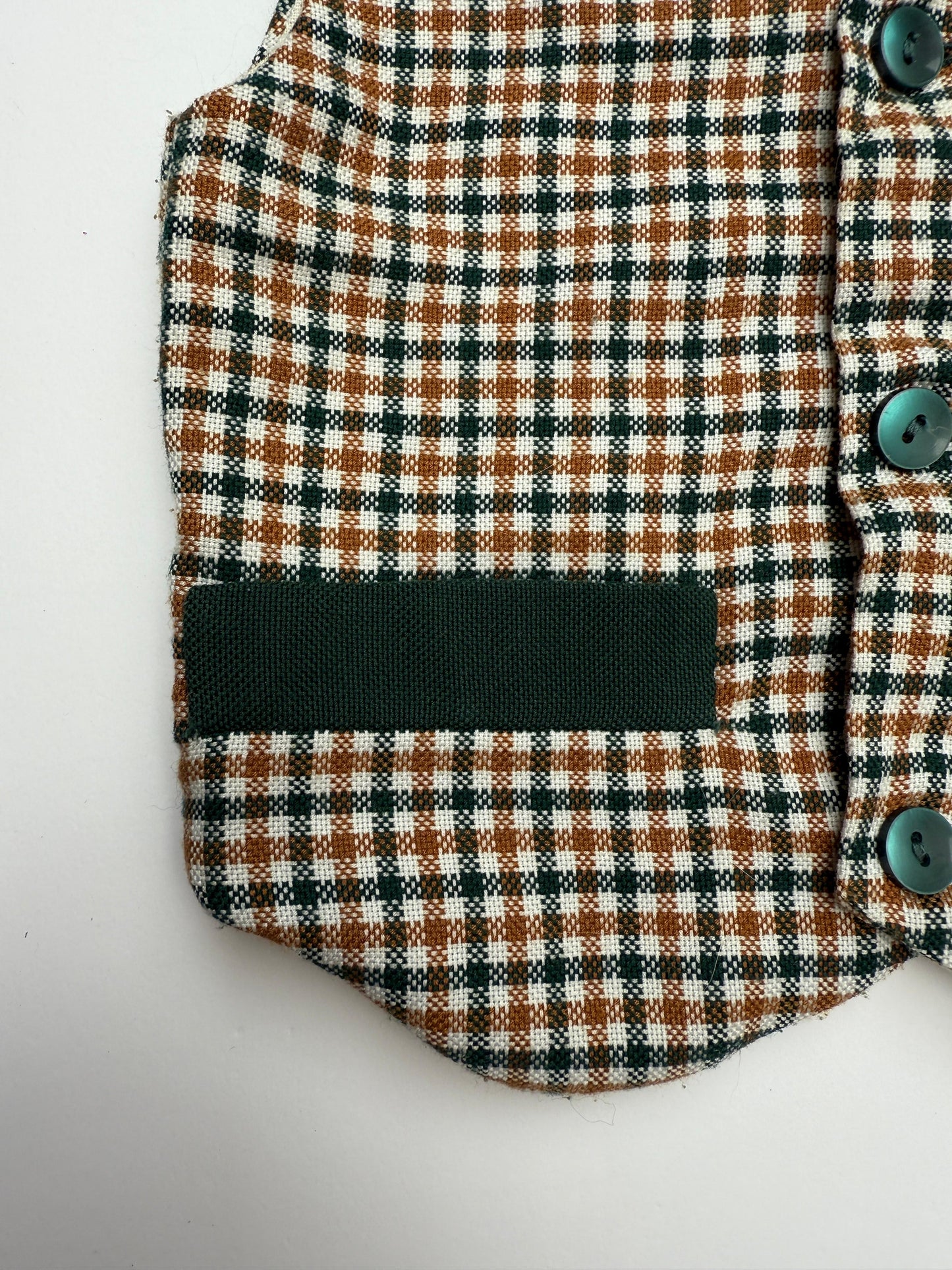 Geruite Gilet – maat 68 | 3 - 6 maanden