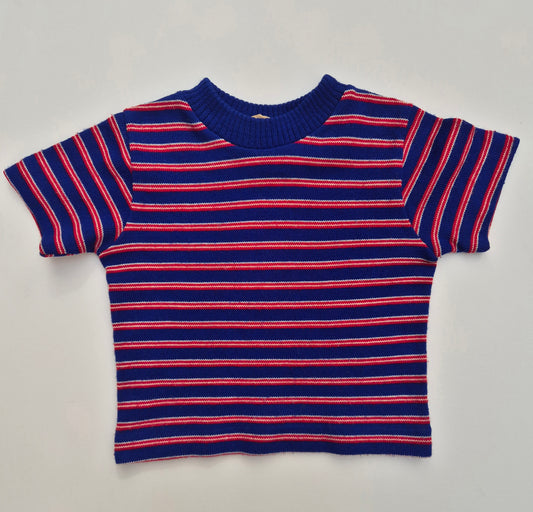 Gestreept t-shirt gebreide stof – maat 80 | 9 - 12 maanden