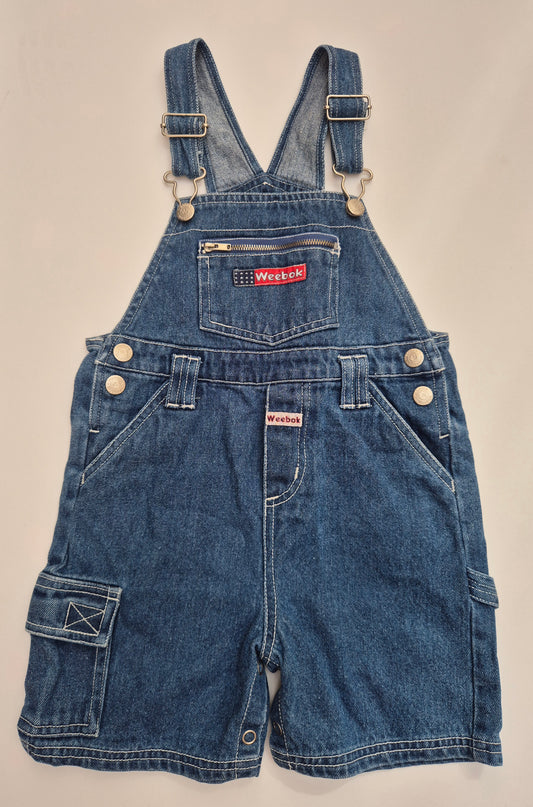 Weebok denim tuinbroek – maat 92 | 18 - 24 maanden