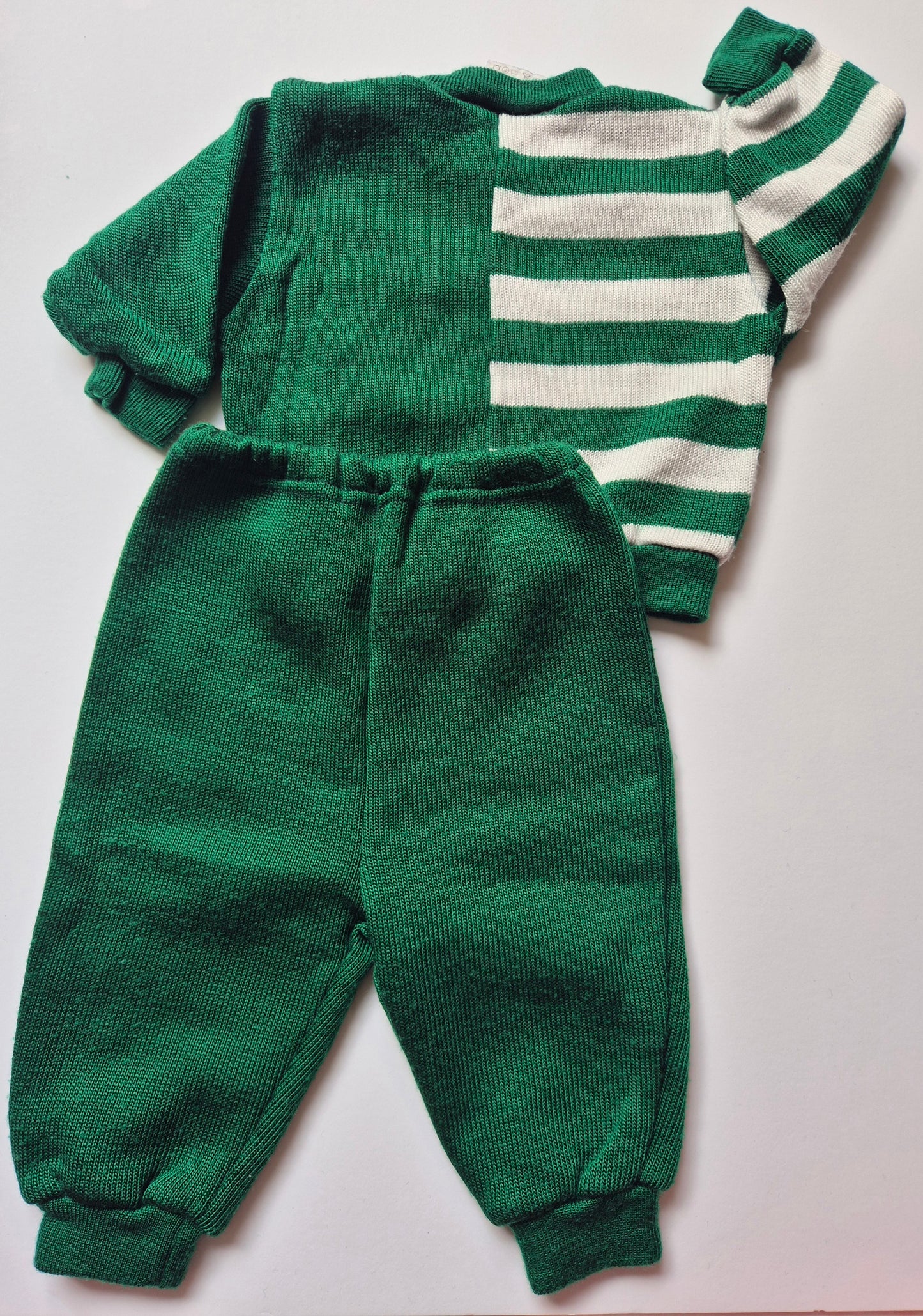 Groen kerst setje – maat 68 | 3 - 6 maanden