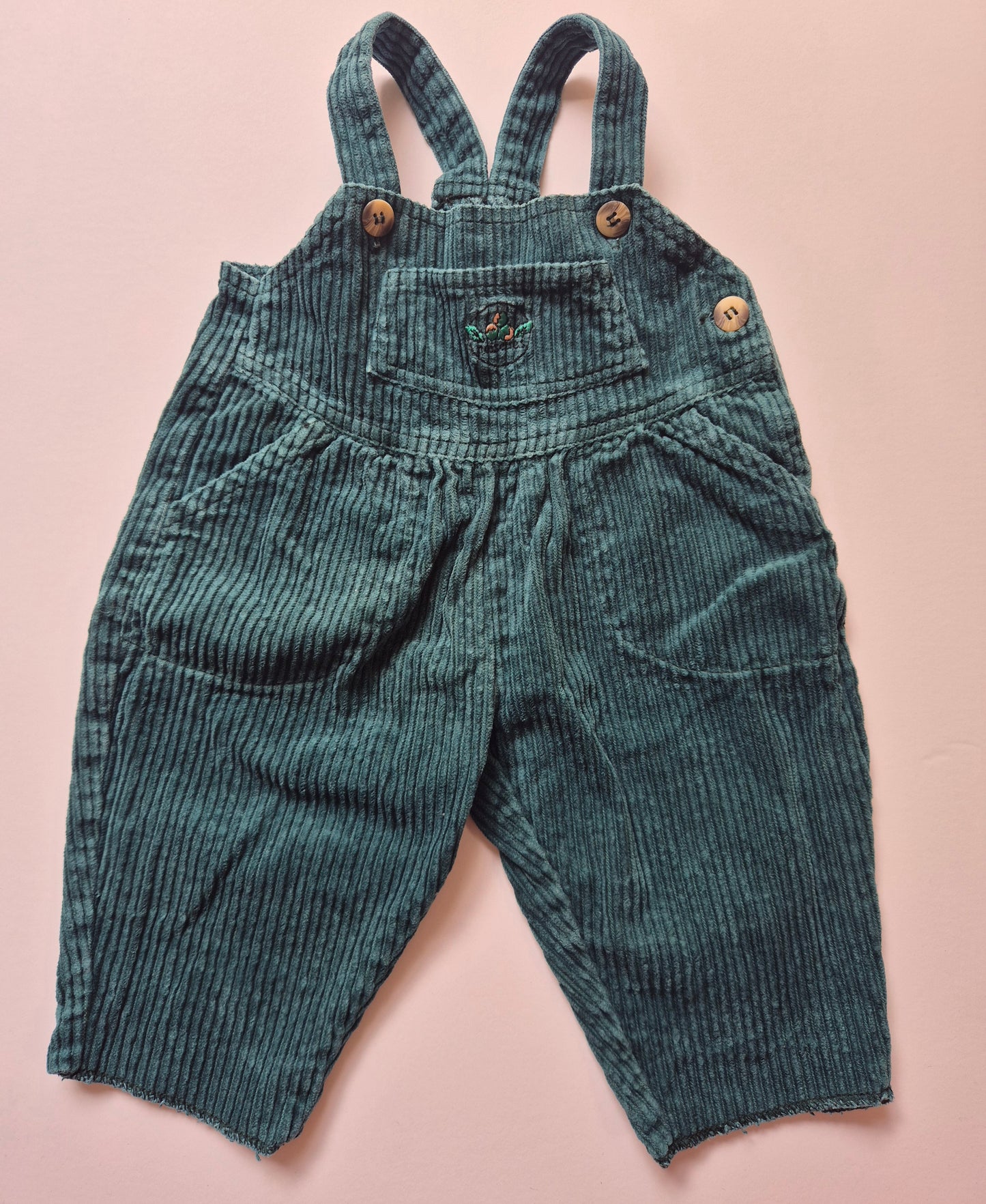 Tom Pouce kerst corduroy tuinbroek – maat 68 | 3 - 6 maanden