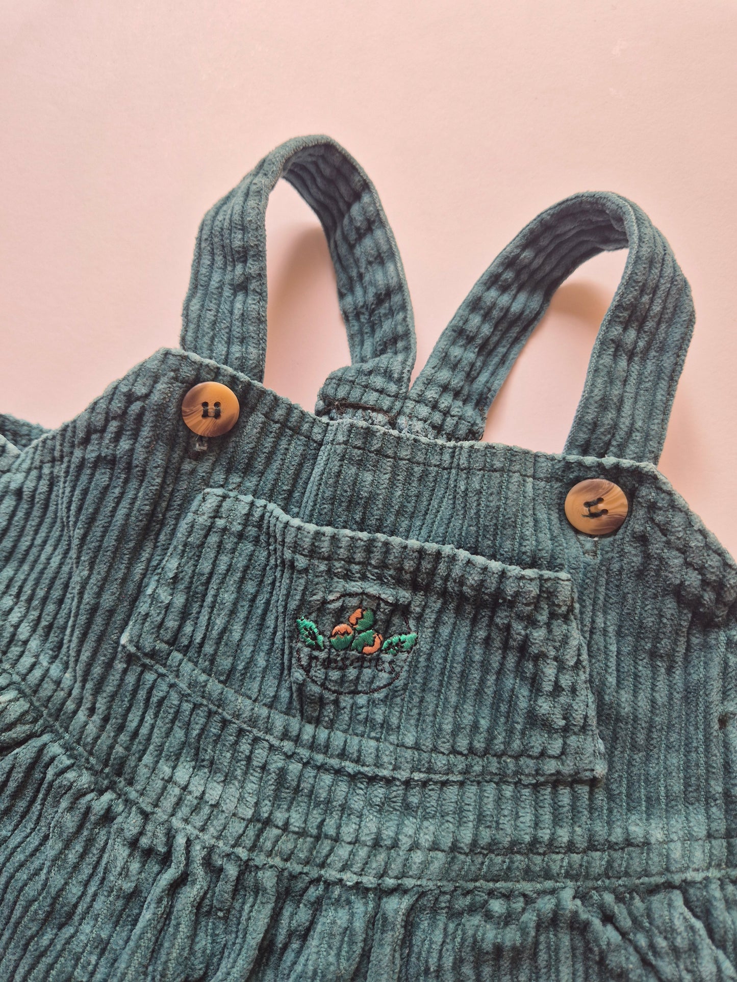 Tom Pouce kerst corduroy tuinbroek – maat 68 | 3 - 6 maanden