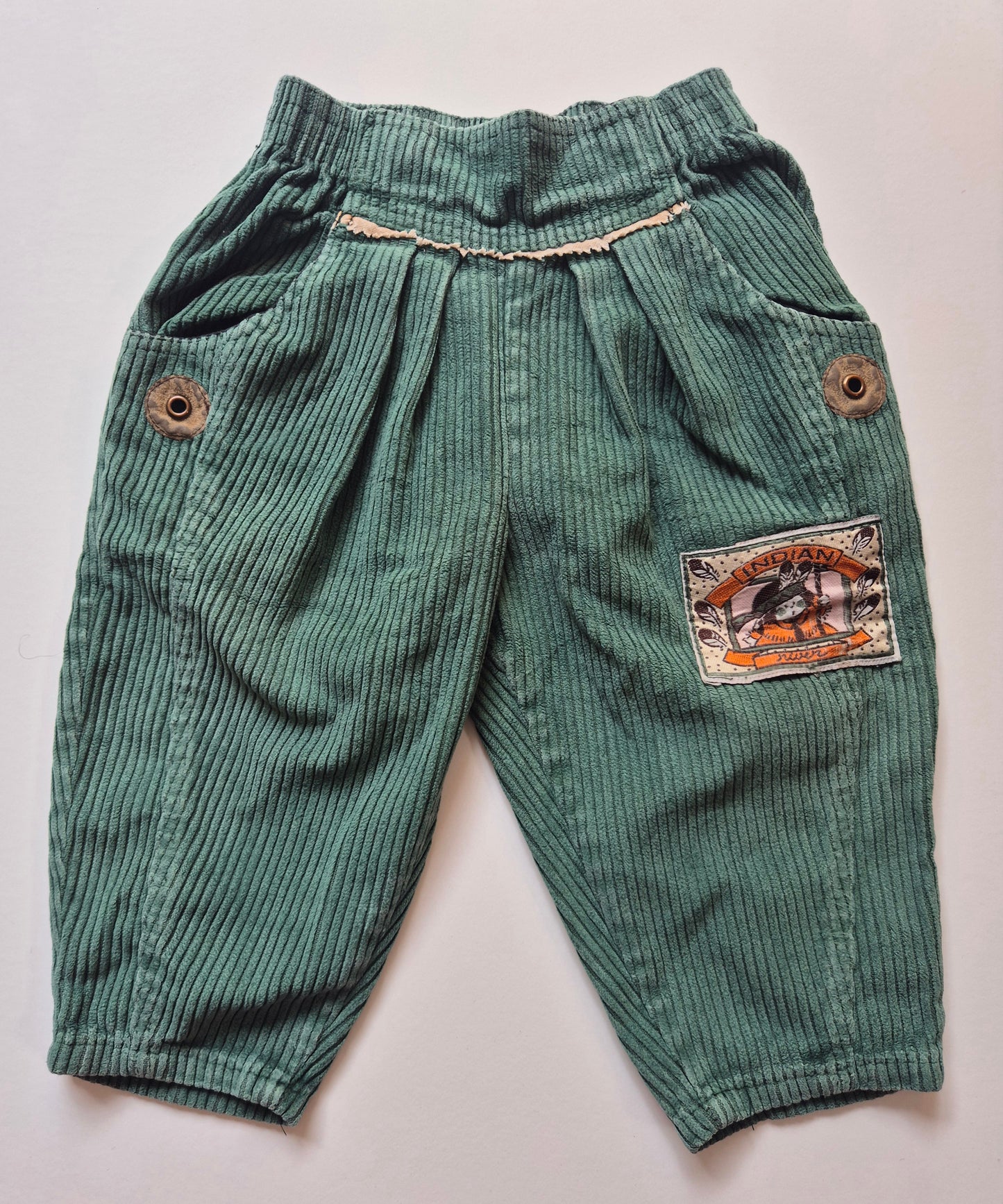 Baby Club ribbroek met patch – maat 80 | 9 - 12 maanden