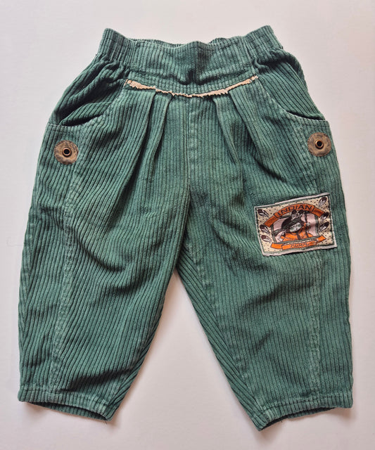 Baby Club ribbroek met patch – maat 80 | 9 - 12 maanden