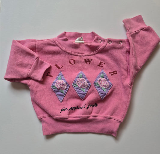 Texstar Flower trui – maat 68 | 2 - 6 maanden