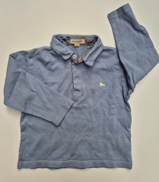 Burberry longsleeve polo – maat 98 | 2 - 3 jaar