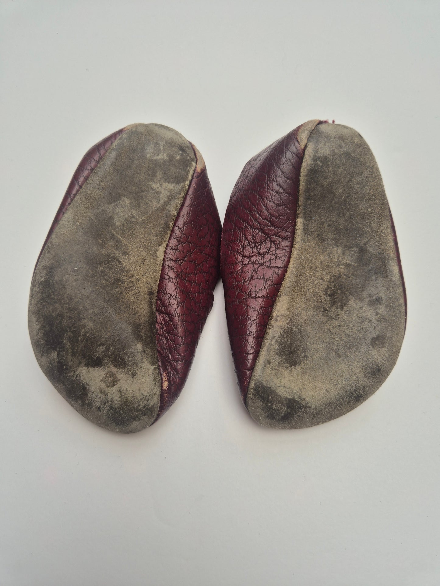 Wijnrode leren schoentjes maat 21