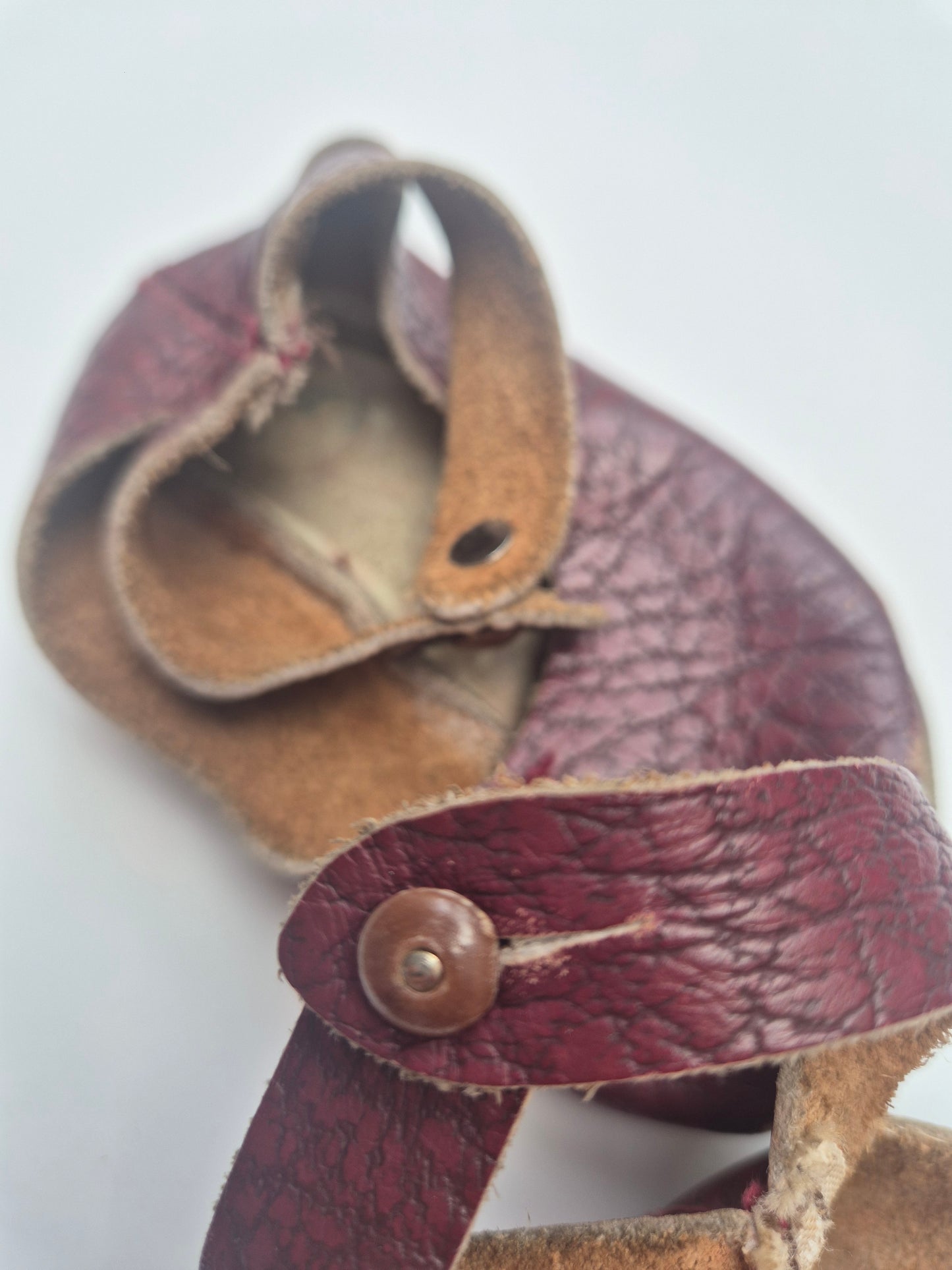 Wijnrode leren schoentjes maat 21