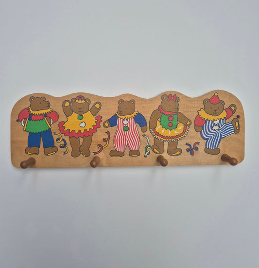 Kapstokje met circusberen