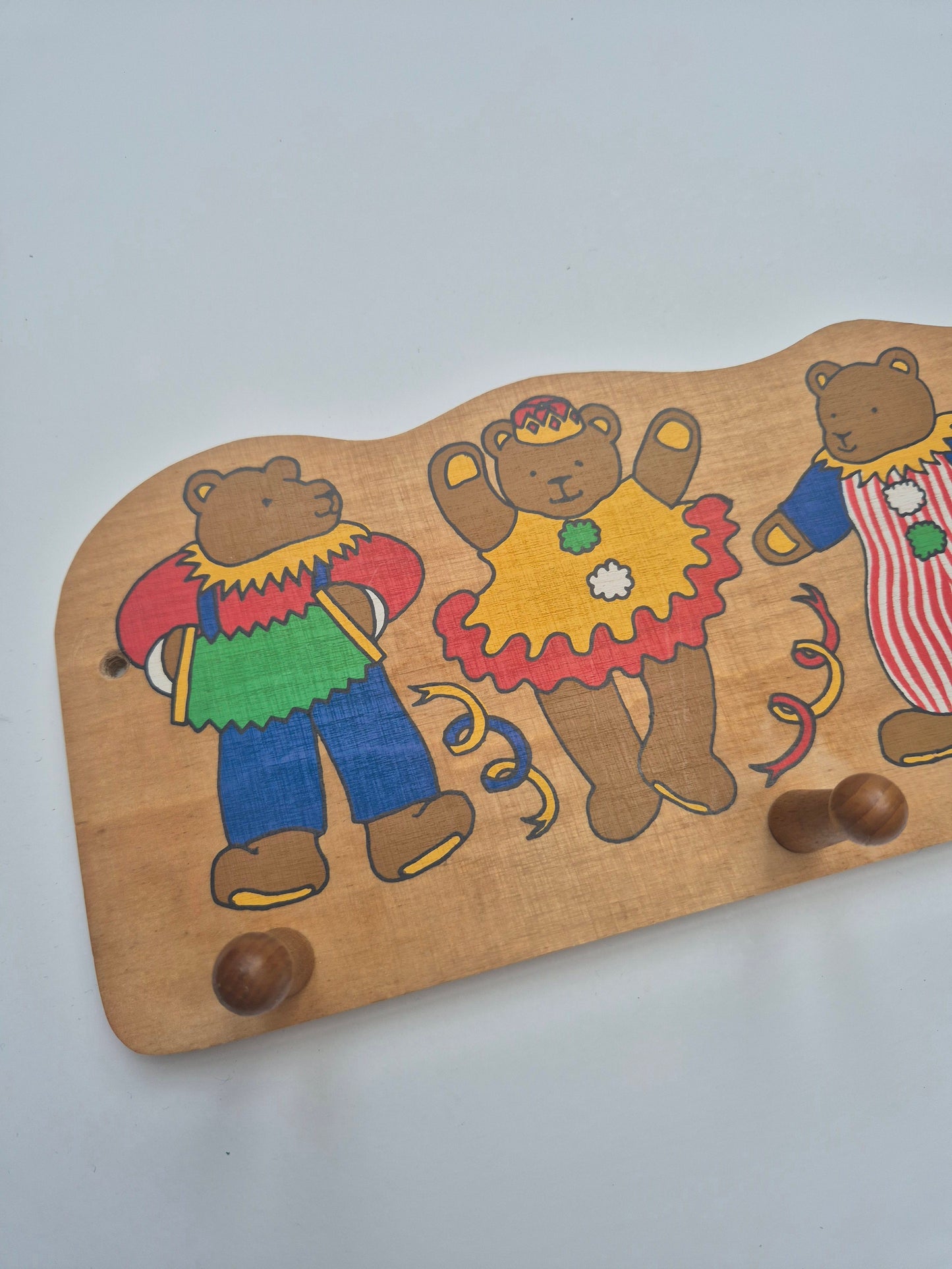 Kapstokje met circusberen