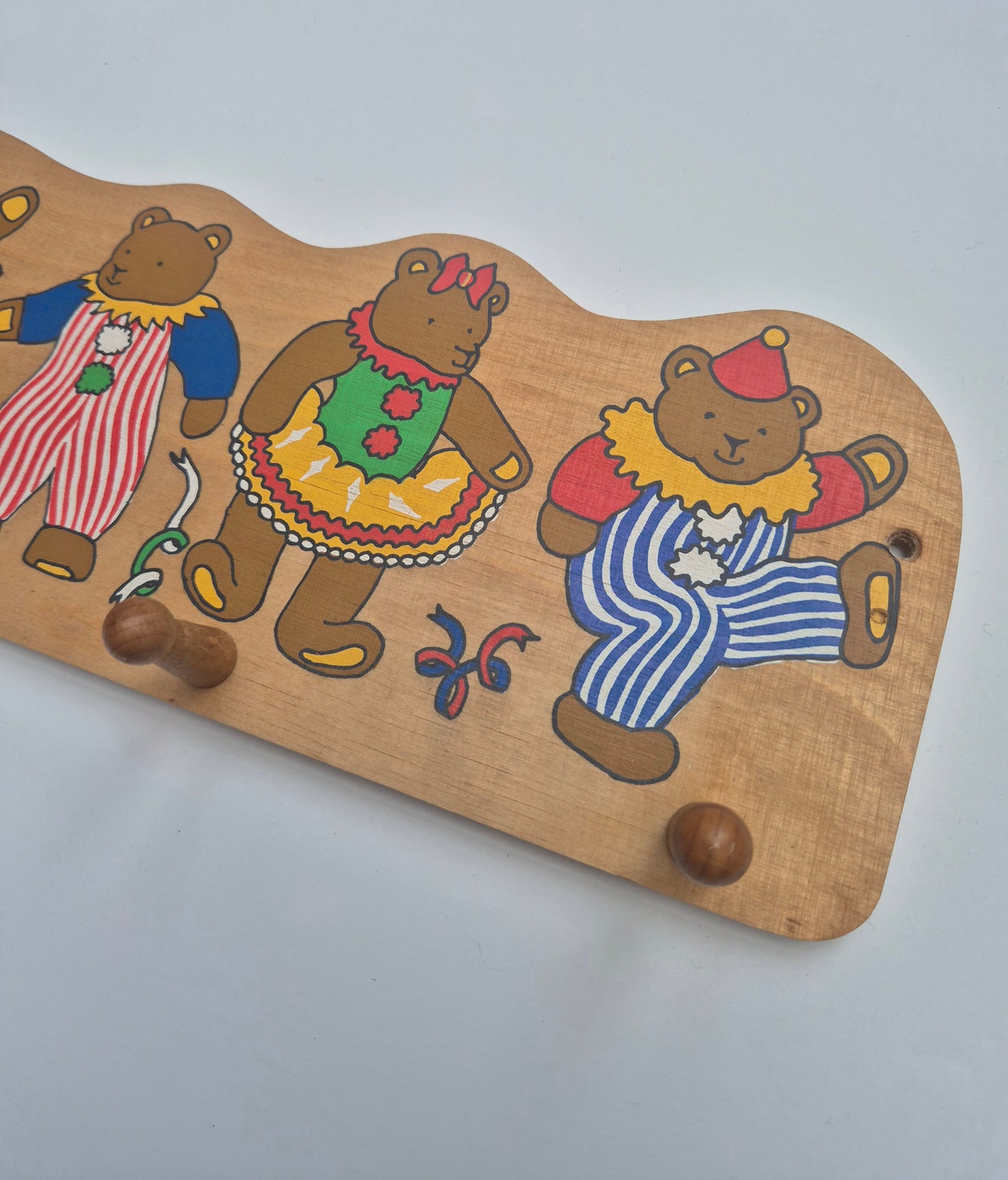 Kapstokje met circusberen