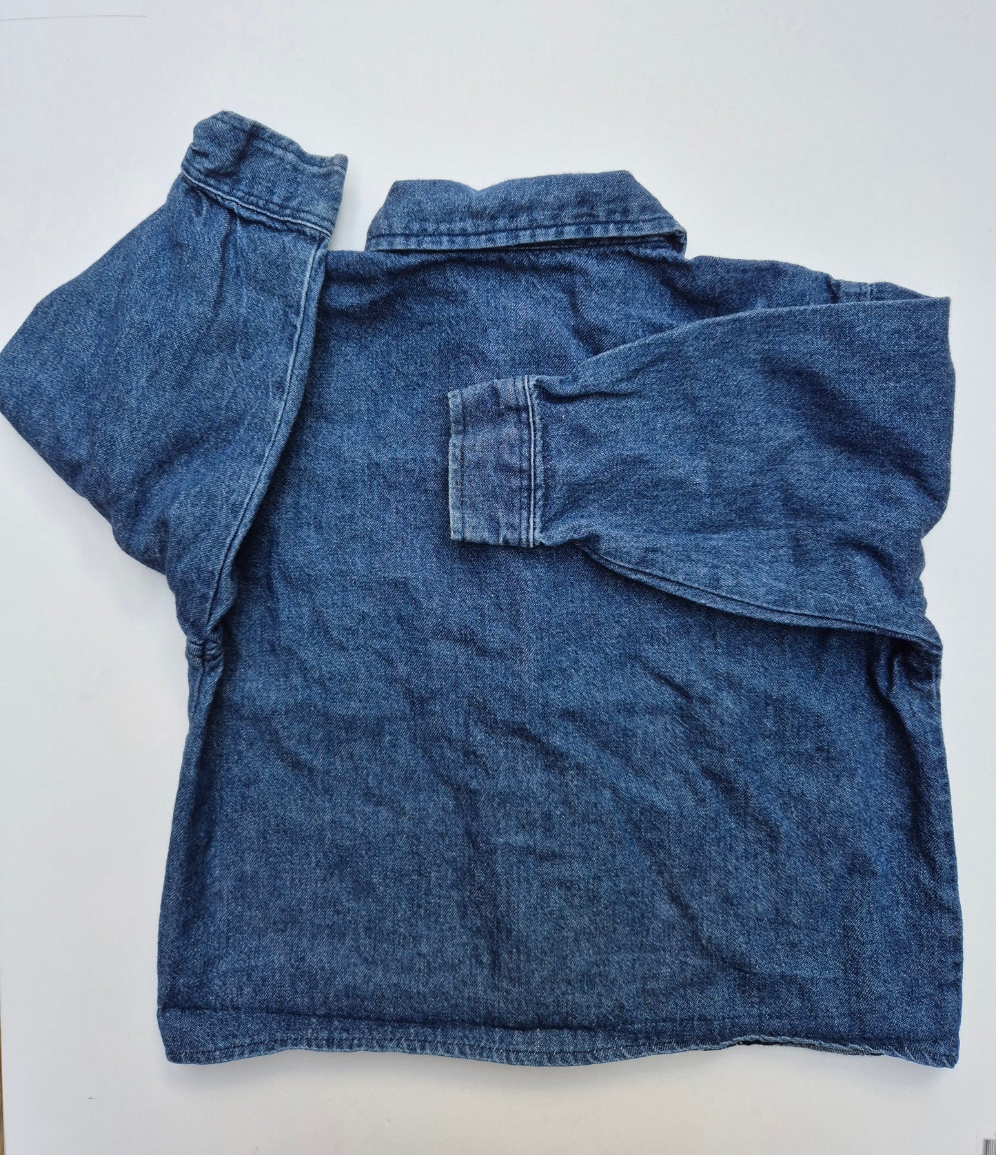 Denim jasje met karate-patches – maat 98 | 2 - 3 jaar