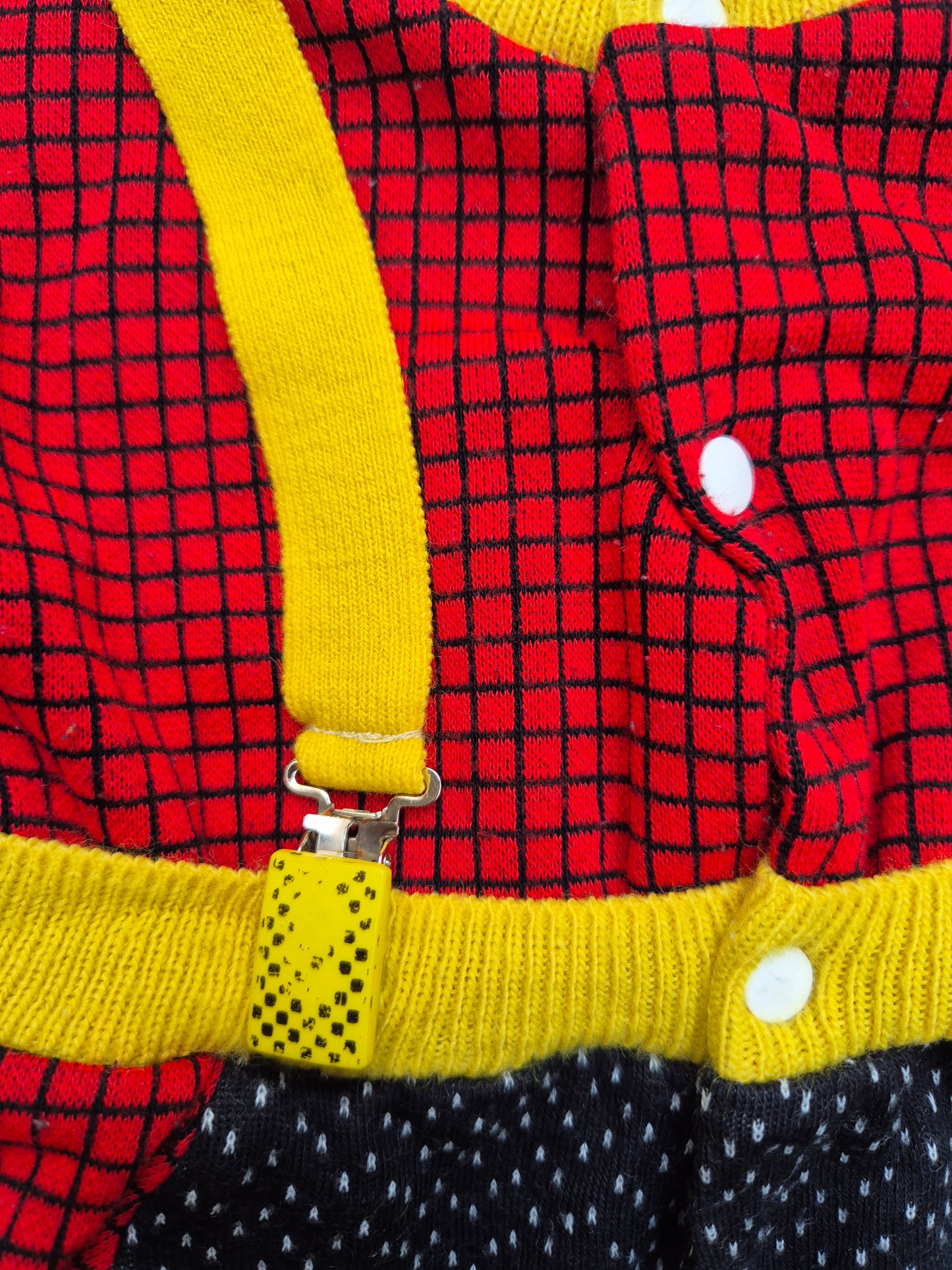 Kerstpakje met stippen en bretels – maat 62 | 2 - 3 maanden