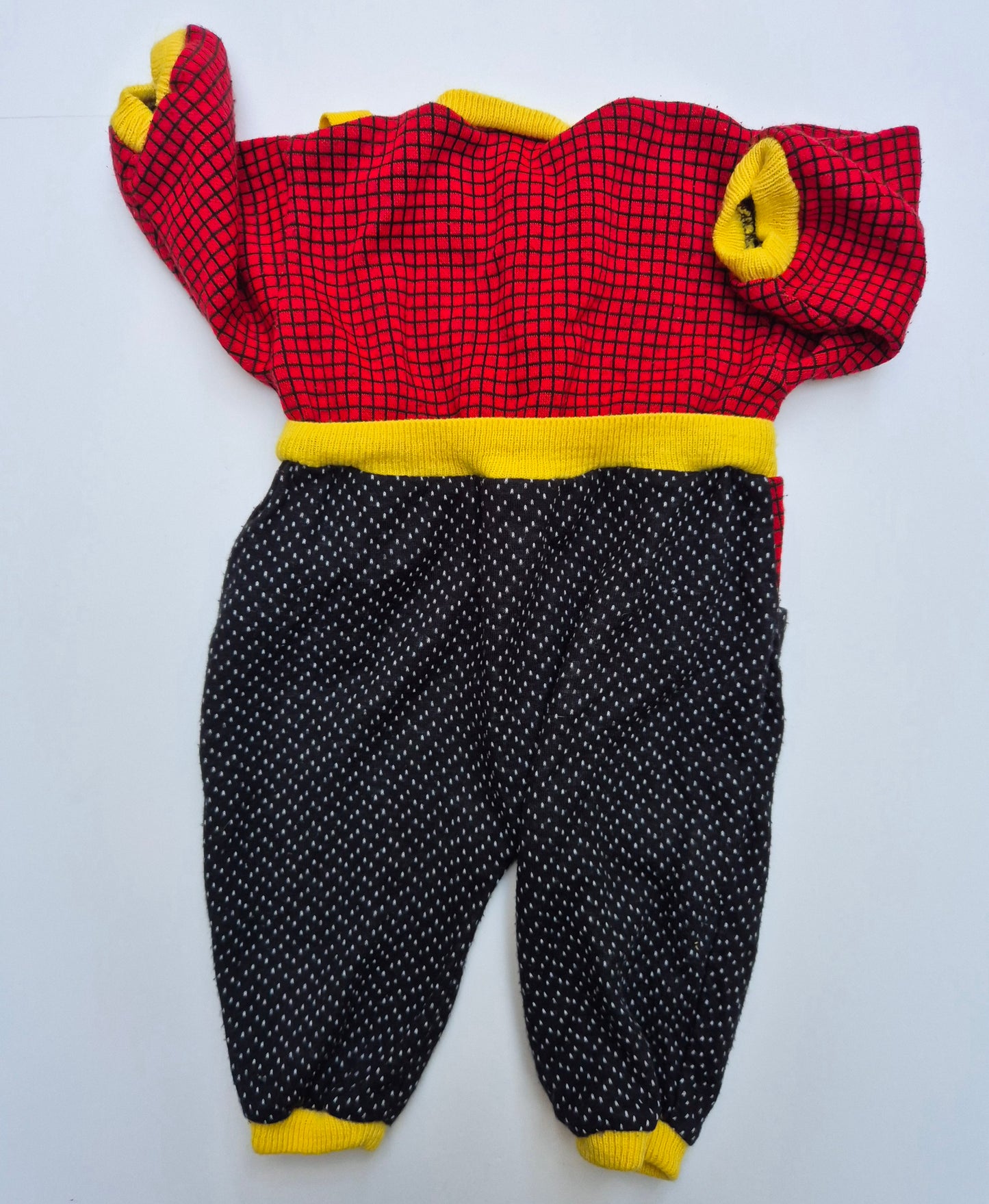 Kerstpakje met stippen en bretels – maat 62 | 2 - 3 maanden