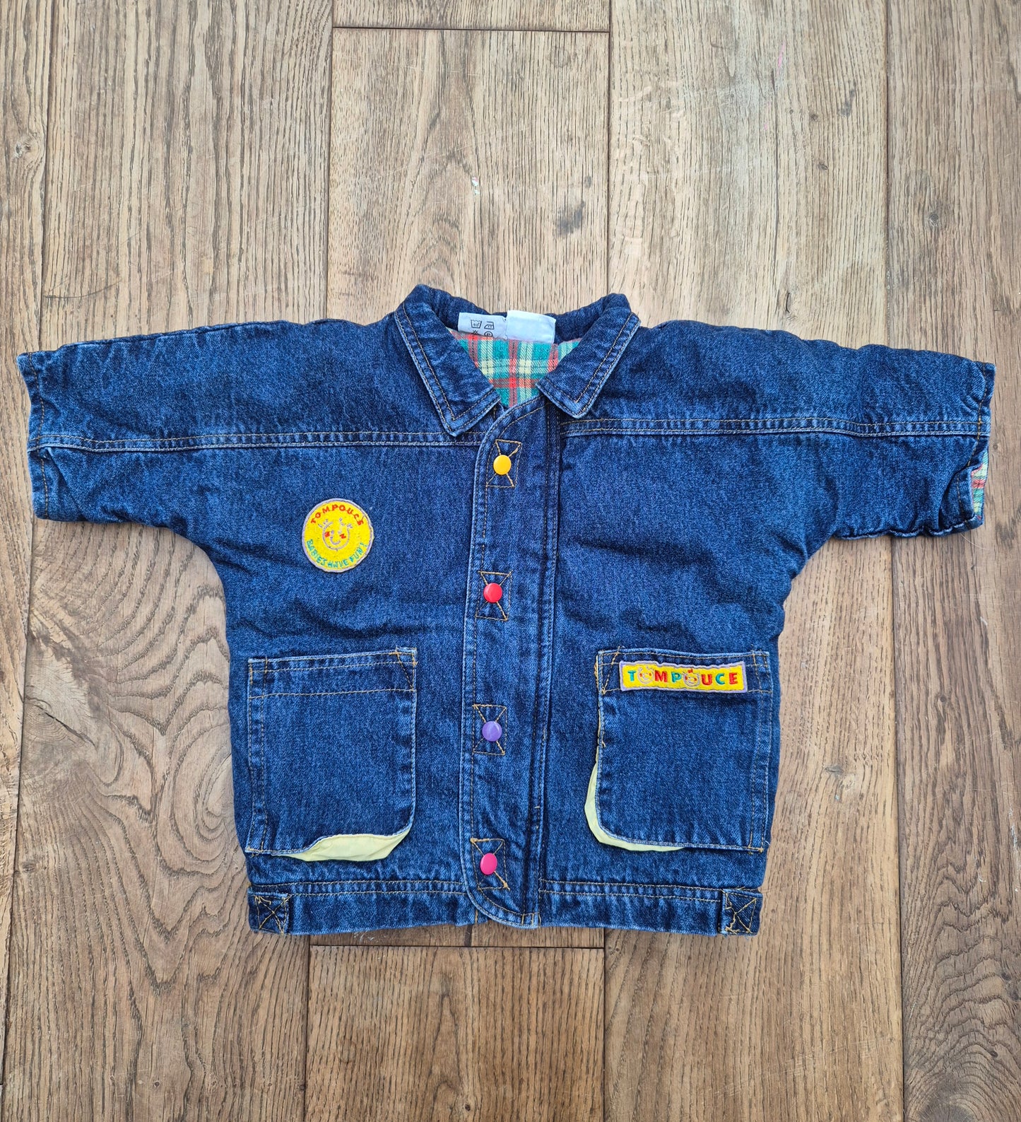 Tom Pouce gevoerde spijkerjas – maat 80 | 9 - 12 maanden