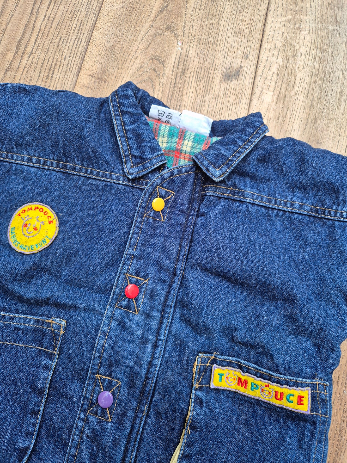 Tom Pouce gevoerde spijkerjas – maat 80 | 9 - 12 maanden