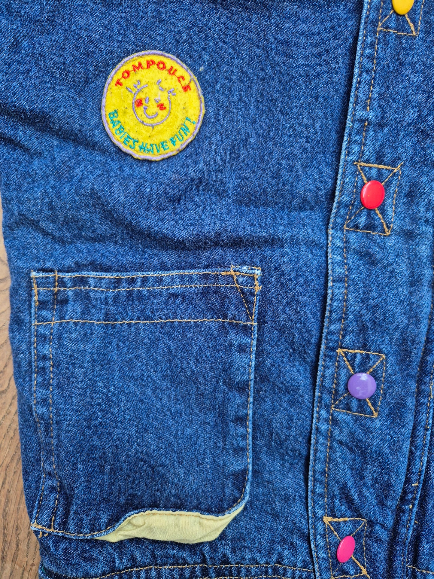 Tom Pouce gevoerde spijkerjas – maat 80 | 9 - 12 maanden