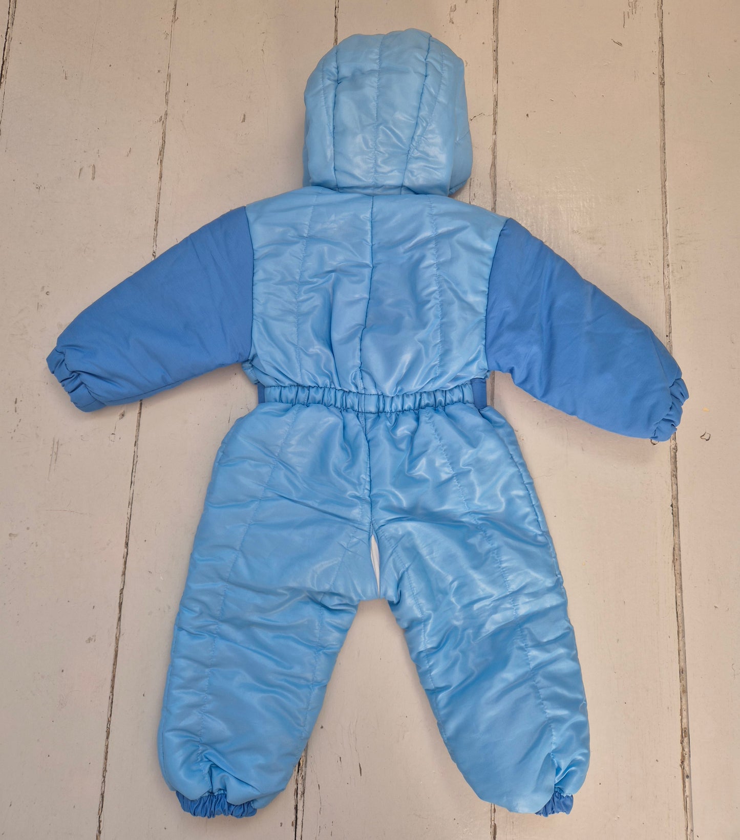 Blauw winter/skipak met print – maat 74 | 6 - 9 maanden