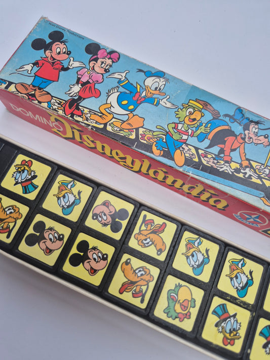 '70s Vintage Disney domino in kartonnen doos