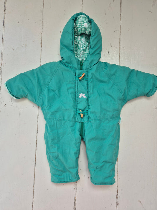 Groen gevoerd winter/skipak – maat 62 | 2 - 3 maanden