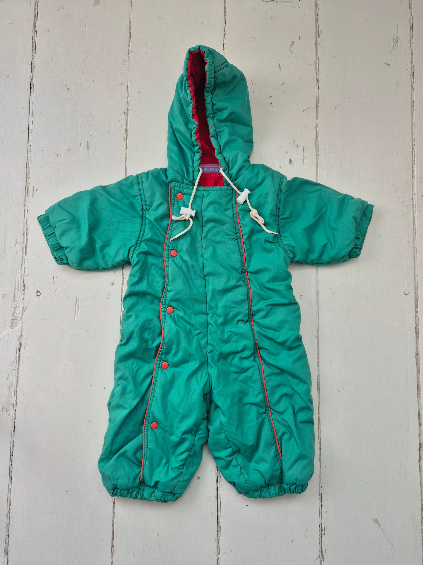 Groen winter/skipak – maat 74 | 6 - 9 maanden