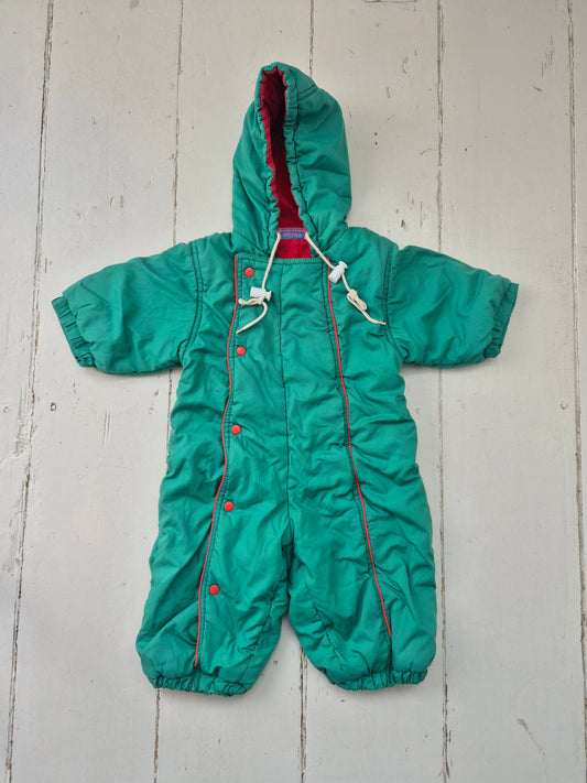 Groen winter/skipak – maat 74 | 6 - 9 maanden