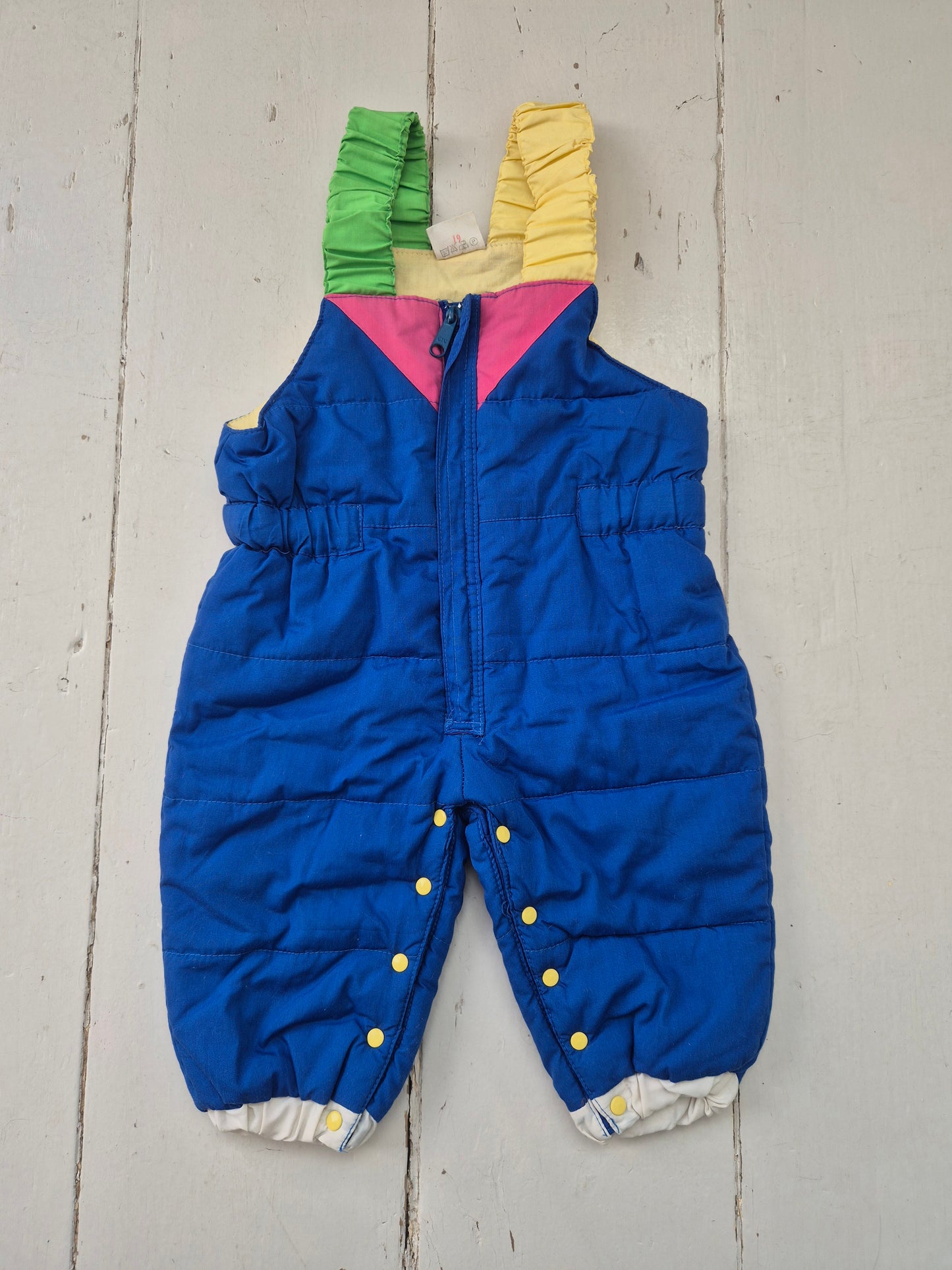 Blauw winter/skipak – maat 80 | 9 - 12 maanden