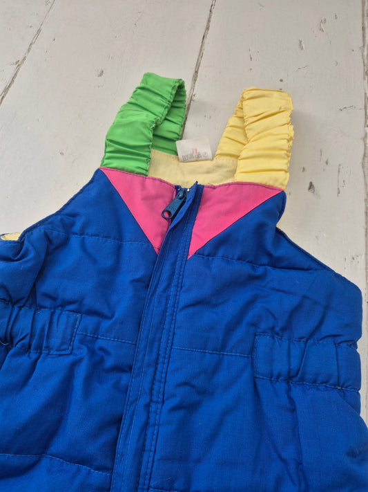 Blauw winter/skipak – maat 80 | 9 - 12 maanden